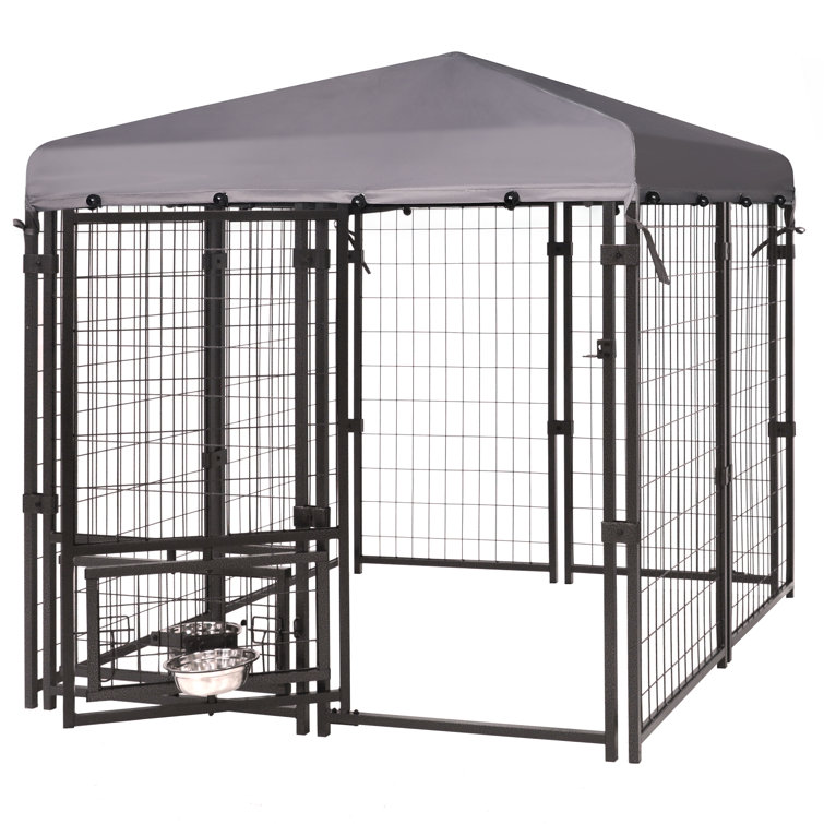 https://assets.wfcdn.com/im/07810188/resize-h755-w755%5Ecompr-r85/2372/237267316/Outdoor+Dog+Kennel+with+Rotating+Feeding+Door%2C+Dog+Enclosure.jpg