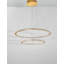 2 - Light Gold LED Crystal Pendant