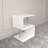 LED Nightstand, S-Shaped End Table, Small Coffee Table, Side Table With Open Storage Shelf