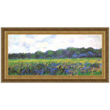Field Of Yellow Irises At Giverny, 1887 Print by Claude Monet