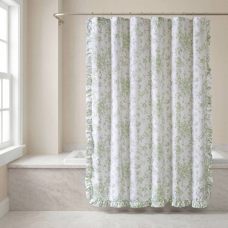 Ensemble de rideau de douche Adele, 72x84", Sage Green