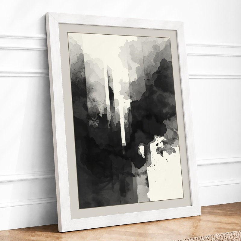 Urban Monument Modern - Framed Print, A4 - 29.7 x 21.0 cm, White