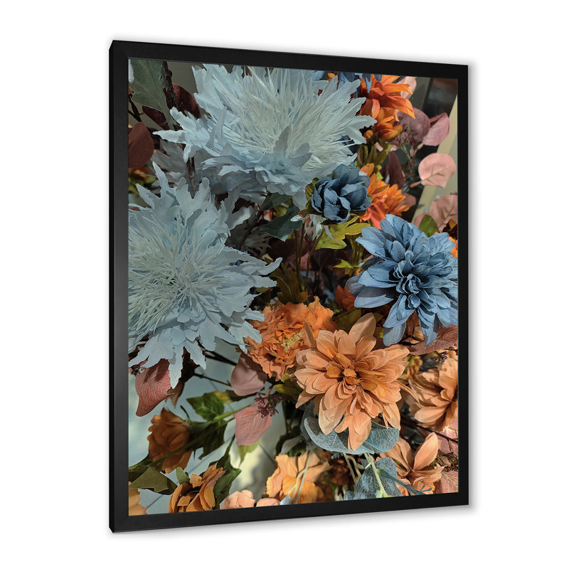 «Botanical Détail of Blossoming Flowers II», reproduction d'art sur toile encadrée, H 20 po x l 12 po x P 1 po