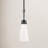 Lakewood 1-Light Pendant in Matte Black-1791537948