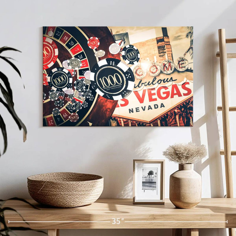 Kavia Las Vegas Roulette, H 16 po x l 24 po