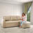 Fane 84" Reversible L-Shaped Sectional Sleeper Sofa Bed, 3 Seater Leather Pull-Out Couch with Storage Chaise, Convertible Sofa for Living Room, Comfort and Extra Space-1645326563