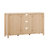 58" 2-Door Sideboard with Arched Rattan Panels-91906256