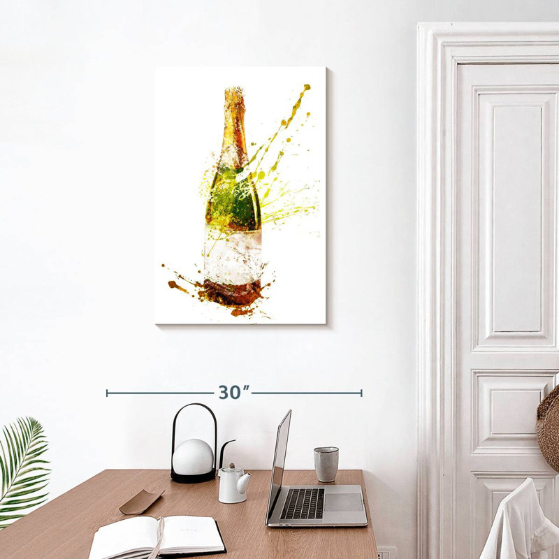 Yarlin Abstract Bottle, 30" H x 20" W