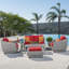 Cannes 6 Piece Love and Club Deep Seating Group with Cushions-1656427721