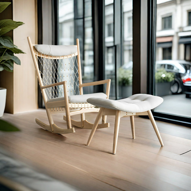 Solid Wood Rocking Chair