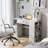 Najha 135cm x 60cm Solid + Manufactured Wood Sewing Table with Sewing Machine Platform