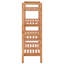 8 Pair Solid Wood Shoe Rack
