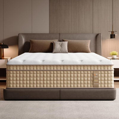 14 Inch Queen Mattress Hybrid Innerspring Mattress With Gel Memory Foam Fiberglass-Free Medium Plush Certipur-US Certified 60 X 80 Inch