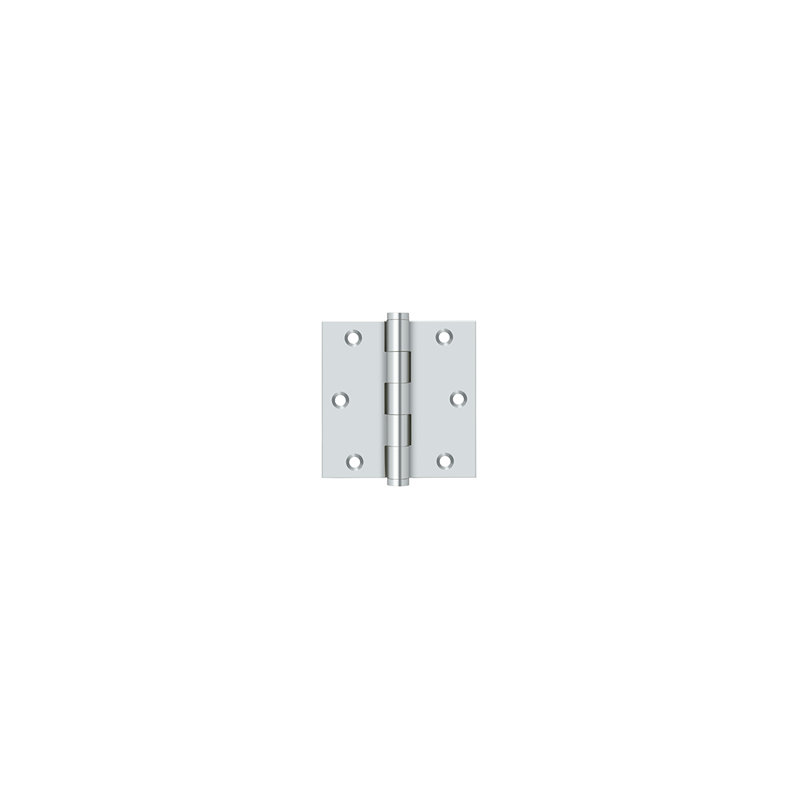 102'' x 102'' Butt Bearing Hinge, Polished Chrome