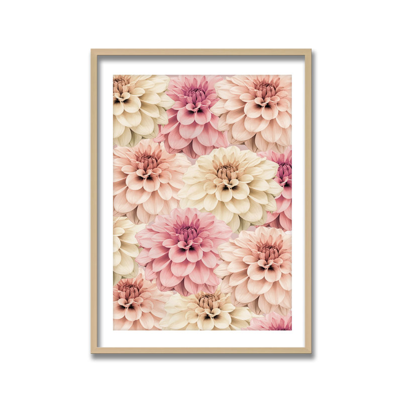Nature Inspired Dahlia by  - Picture Frame Graphic Art on Paper, 24" H x 16" W