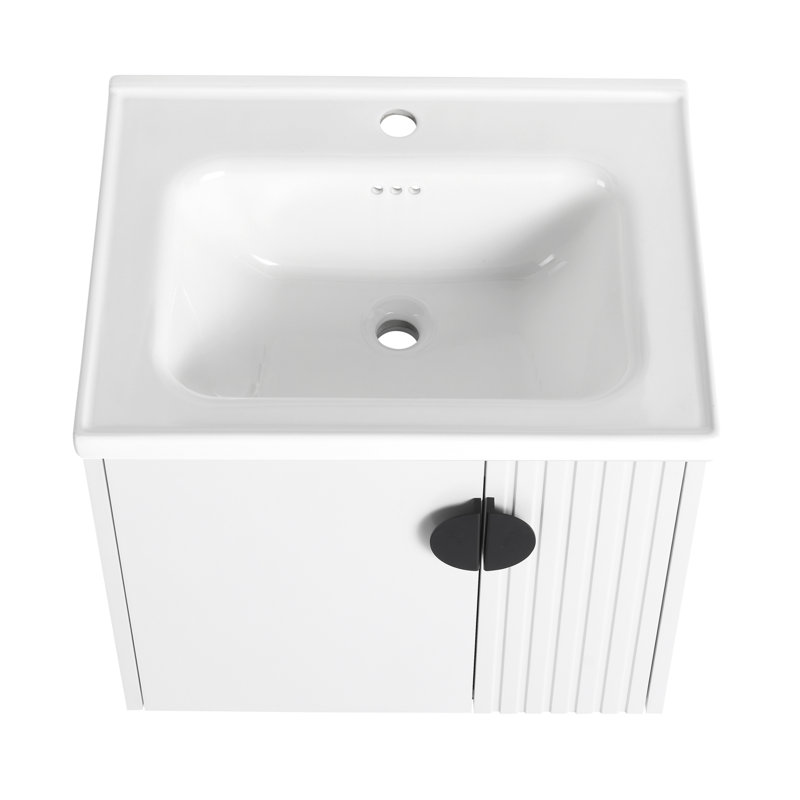 Ensemble de meuble-lavabo simple 23,8 po avec plateau Kievan