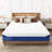 10" Queen Gel Memory Foam Mattress, Medium Firm, CertiPUR-US Certified, for Support & Pressure Relief, with Removable Machine Washable Cover-665630099-665630105