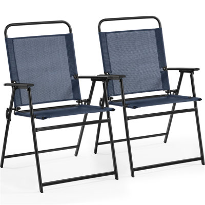 Chaise de patio pliante Sibele