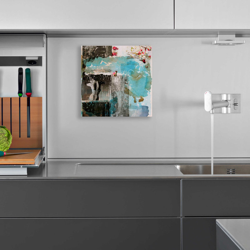«Beautiful Tonight» par DB Waterman, art mural en verre acrylique, H 12 po x l 12 po x P 0,12 po