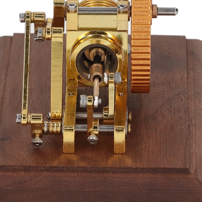 Moteur Stirling à vitesse réglable en acier inoxydable avec bouteille d'alcool