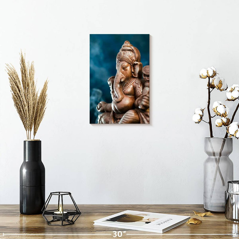 Divinité indienne Adella Ganesha, H 12 po x l 8 po
