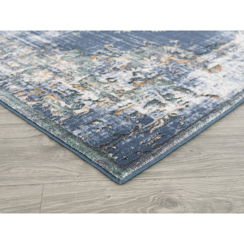 Tapis décoratif abstrait Tarpley, Rectangle 8 pi x 11 pi