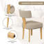 Ensemble de 2 chaises de salle à manger rembourrées Alimia-102157752-102157751