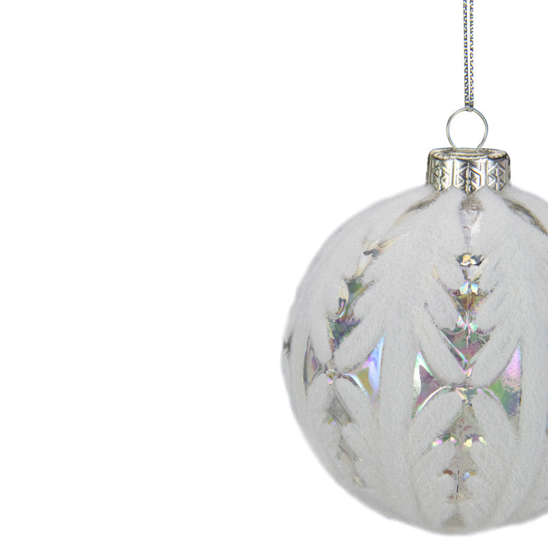 Ornement de Noël 3,25 "transparent