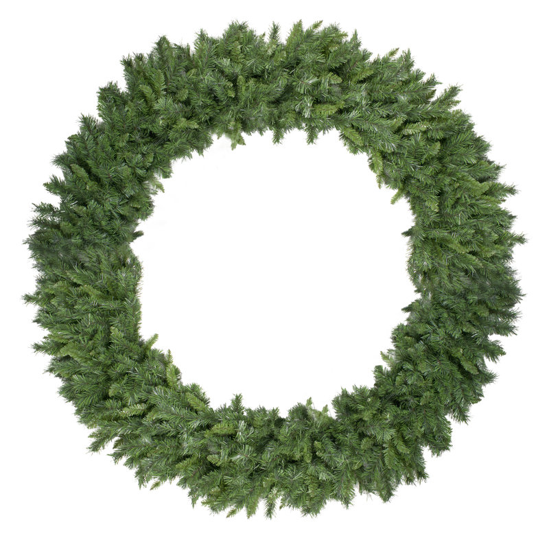Couronne de Noël artificielle en pin mélangé, H 12 po x l 72 po x P 72 po