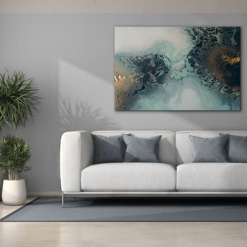  «Transition» par Petra Meikle de Vlas, art mural sur toile, 60 po x 40 po
