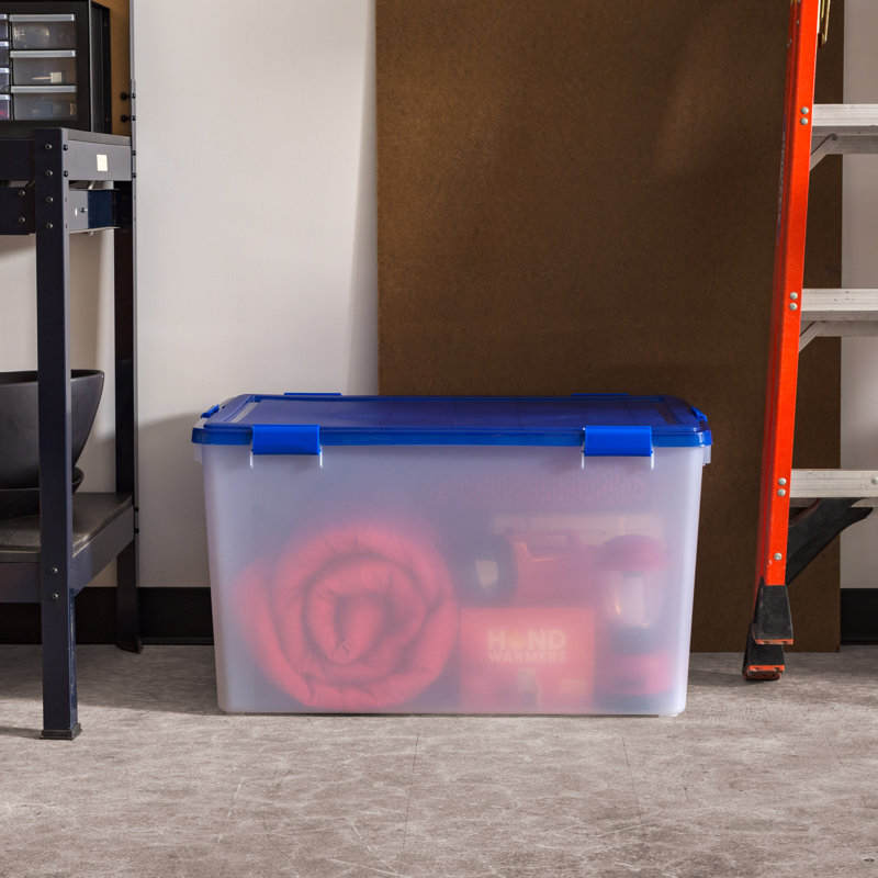 IRIS 156 Qt./39 Gal. Sac de rangement en plastique transparent résistant aux intempéries