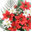 Poinsettia de Noël dans un vase