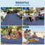 Tapis de paille en plastique pour l'extérieur pour camping-car-130108663-130108664