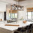 Gatlin 4 - Light Kitchen island linearPendant with Wood Accents-1430701870-1430701871