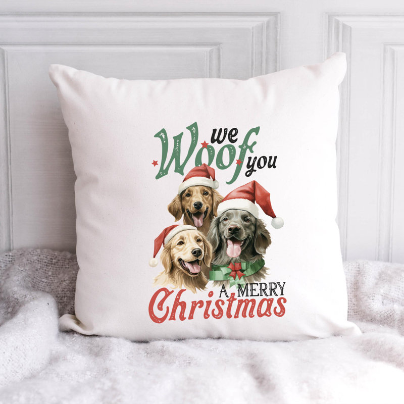 Christmas_24 Reversible Throw Pillow, 14" x 14"