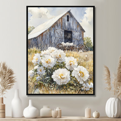 Pe pivoines près de la laiterie