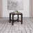 Mavis Dark Brown Round Solid Wood End Table