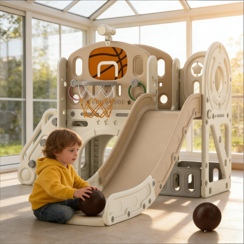 Stable pour enfants, glissade pour tout-petits