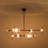 8 - Light X-shape Tiered Sputnik Design Glass Linear Led Chandelier-1504378812