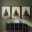 Art des Fêtes de Noël -Série 2-Cccxxxxi-3 - Toile tendue avec châssis encadré - 3 pièces-648064808-648064815