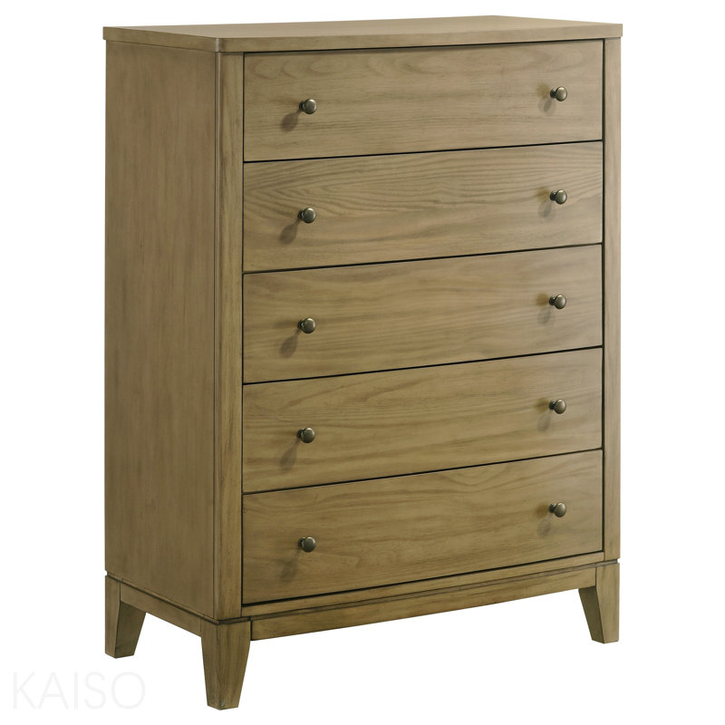 Commode 5 tiroirs Natural Pine