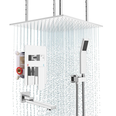 Robinet de baignoire et de douche avec valve brute