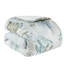 Édredon surdimensionné, bleu très grand, détails brodés, oreillers en tricot 6 pièces, imprimé tropical-125337640