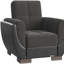 Fauteuil convertible avec accoudoirs convertibles 3-en-1 Jaliah-111968897