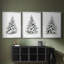 Christmas Holiday Art VI - Toile tendue avec châssis sur mesure - 3 pièces-918005211-918005218