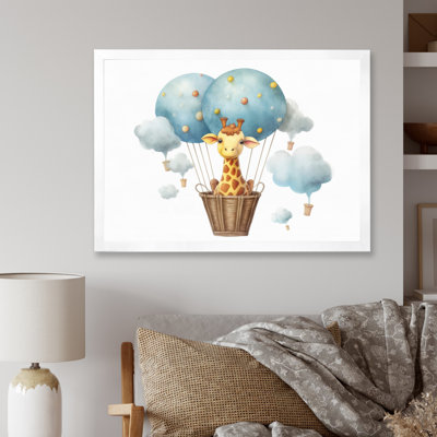 «Nursery Adorable Giraffe II», reproduction sur toile