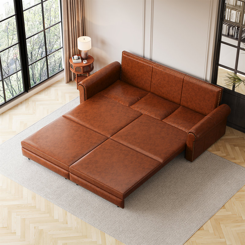 Canapé Chesterfield, Brun pâle