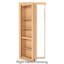 Porte cachée affleurante en bois brut, charnière pivotante, cadre de porte, garniture de porte-64629188-71611214-71611212