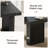 63" Executive Desk, Large Office Computer Desk with Sturdy Pedestal-981193434