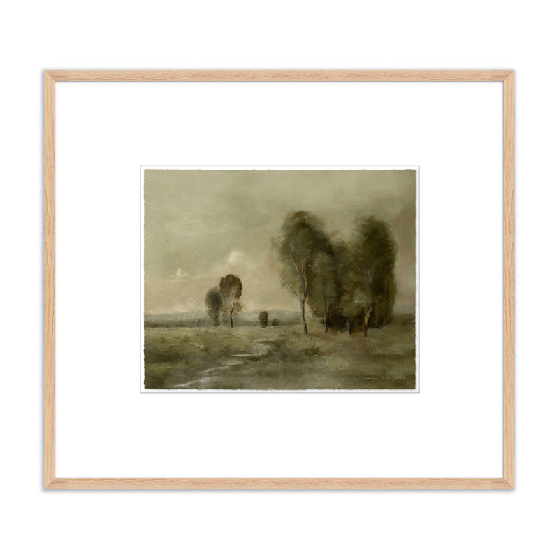 Heart of Heaven #3 by Hannah Winters, Light Brown, 21" H x 24" W x 1.5" D